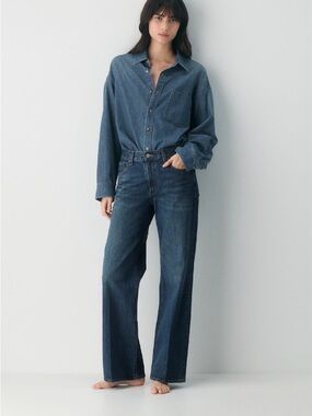 Women’s 80’s comfy denim shirt by Denim Forum